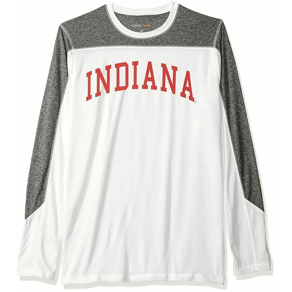 Indiana University Shirt Size S Hoosiers Polyester Henley Jersey New NWT - Picture 1 of 6